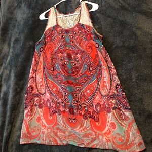A juniors sleeveless dress